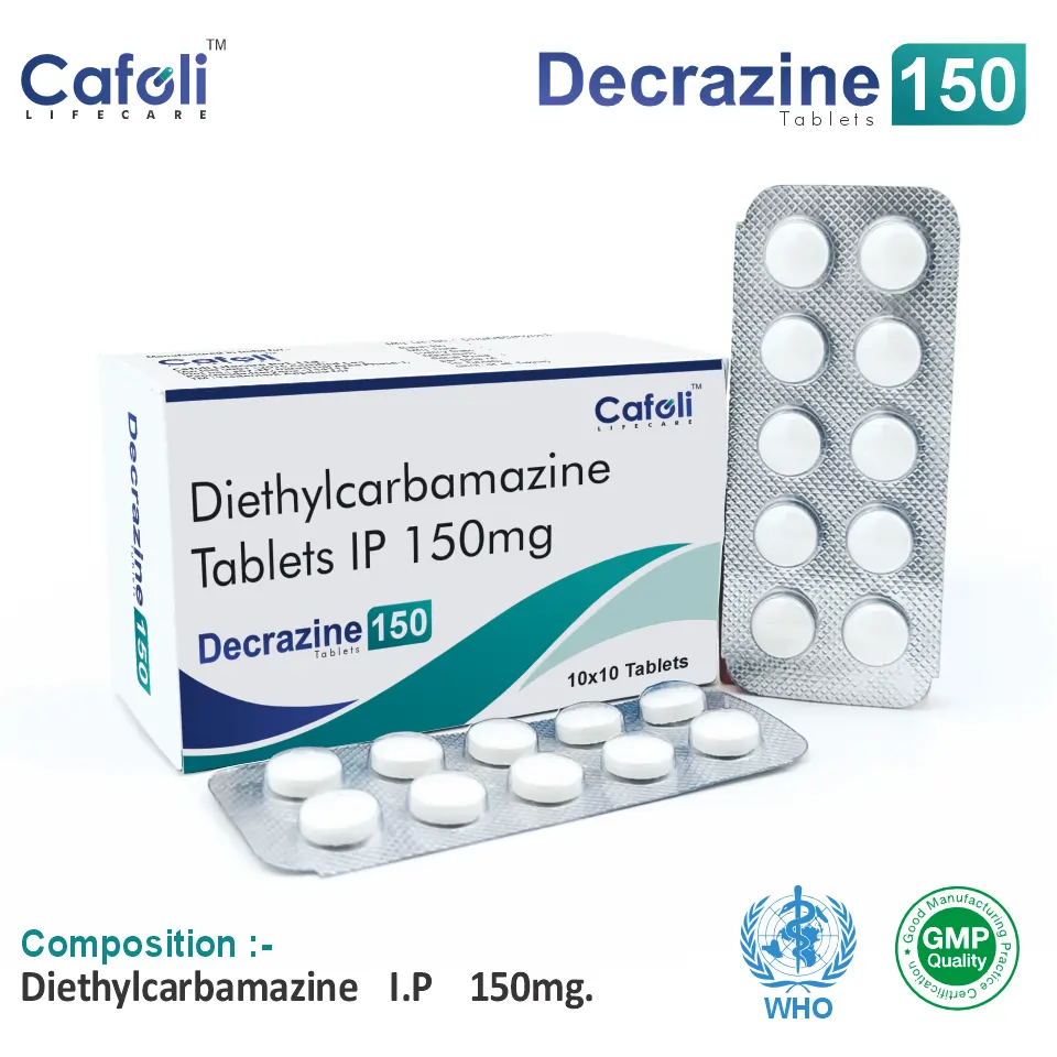 Diethylcarbamazine 150 mg tablet PCD pharma franchise
